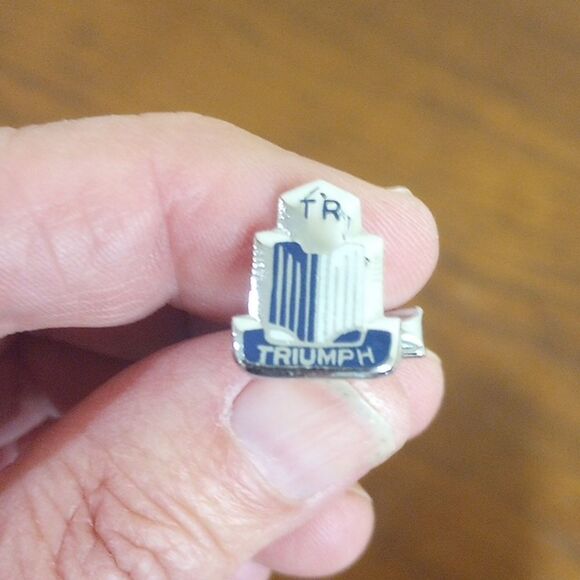 Vintage Triumph TR Logo Sports car Motorcycle Racing Cufflinks - Father's Day - Picture 3 of 3
